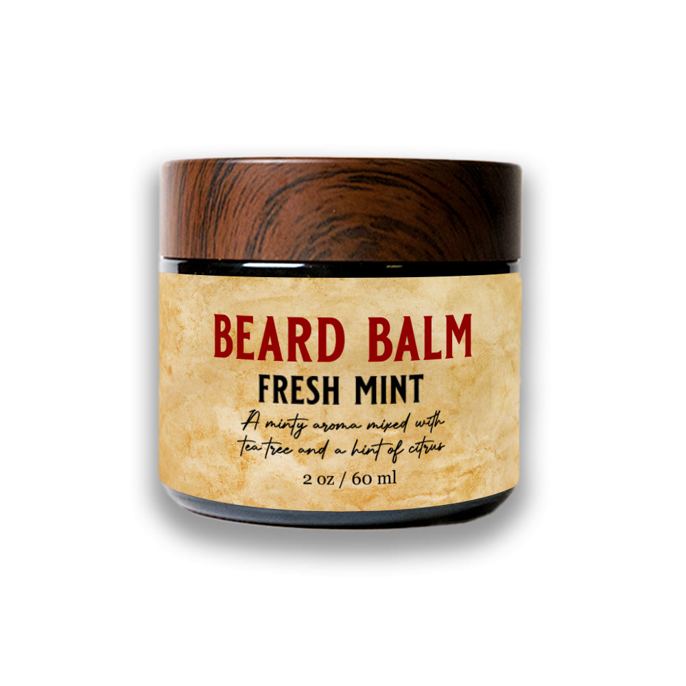 Fresh Mint Beard Balm and Oil Kit