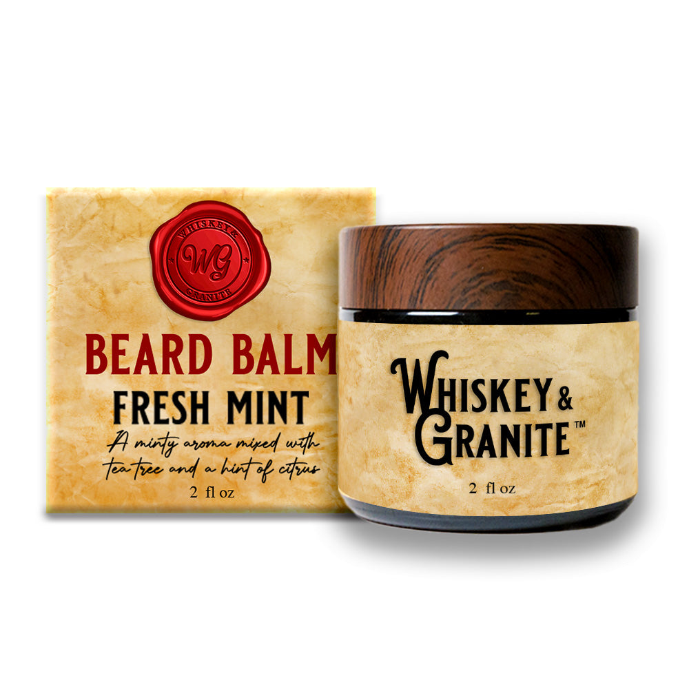Fresh Mint Beard Balm and Oil Kit