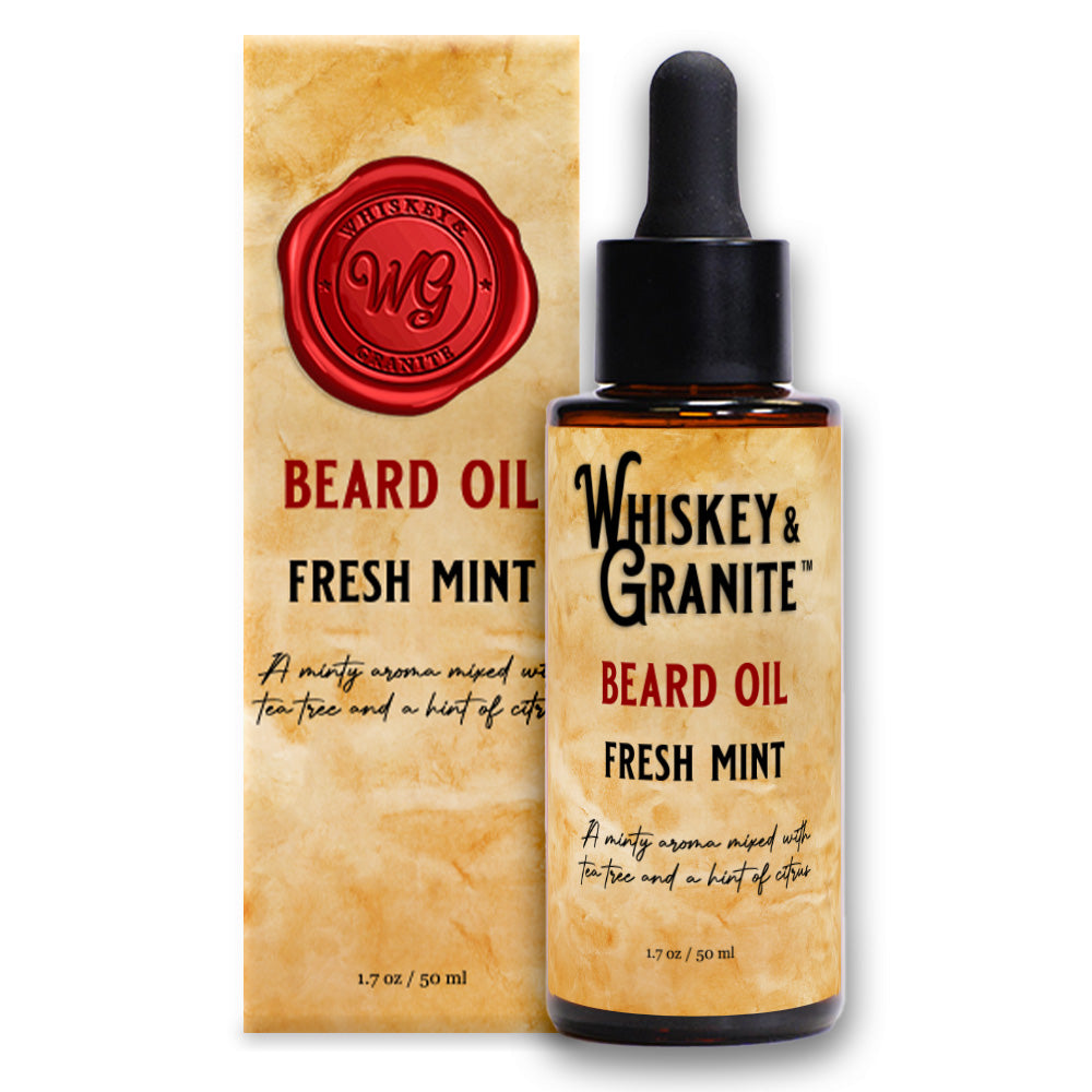 Fresh Mint Beard Balm and Oil Kit