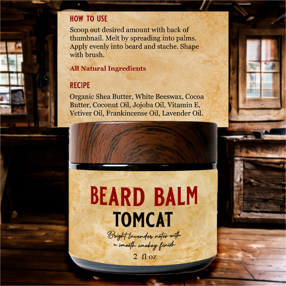 TomCat Beard Balm and Oil Kit