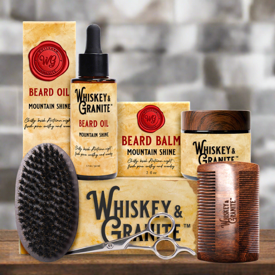 Mountain Shine Beard Balm and Oil Kit