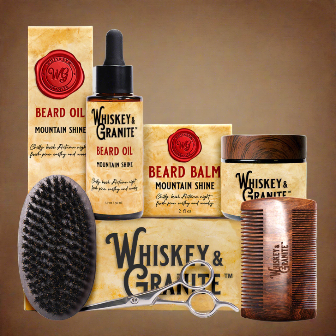 Mountain Shine Beard Balm and Oil Kit