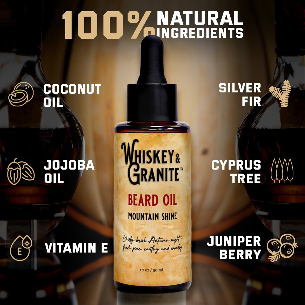 Mountain Shine Beard Balm and Oil Kit
